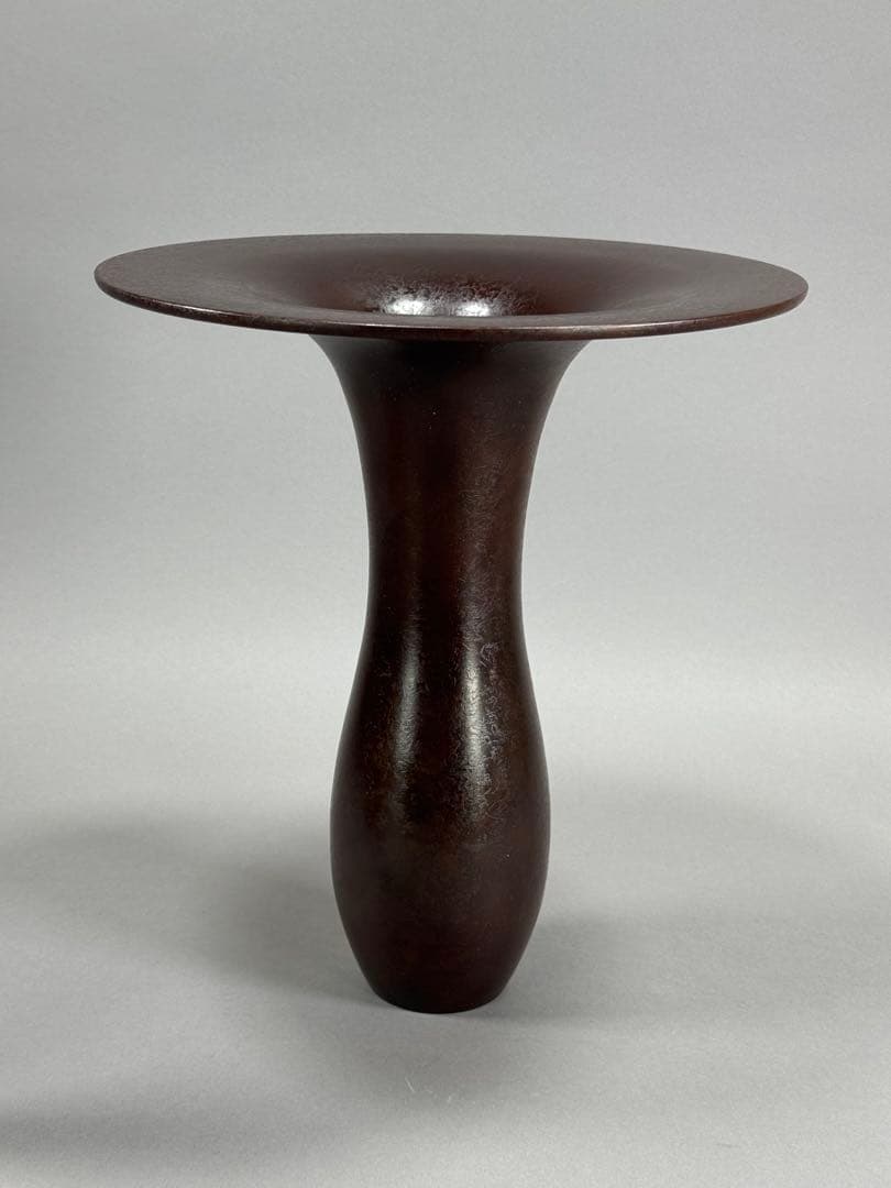 銅花器　いけばな　池坊　立花　古流　小原流　華道具　花瓶　未使用近い