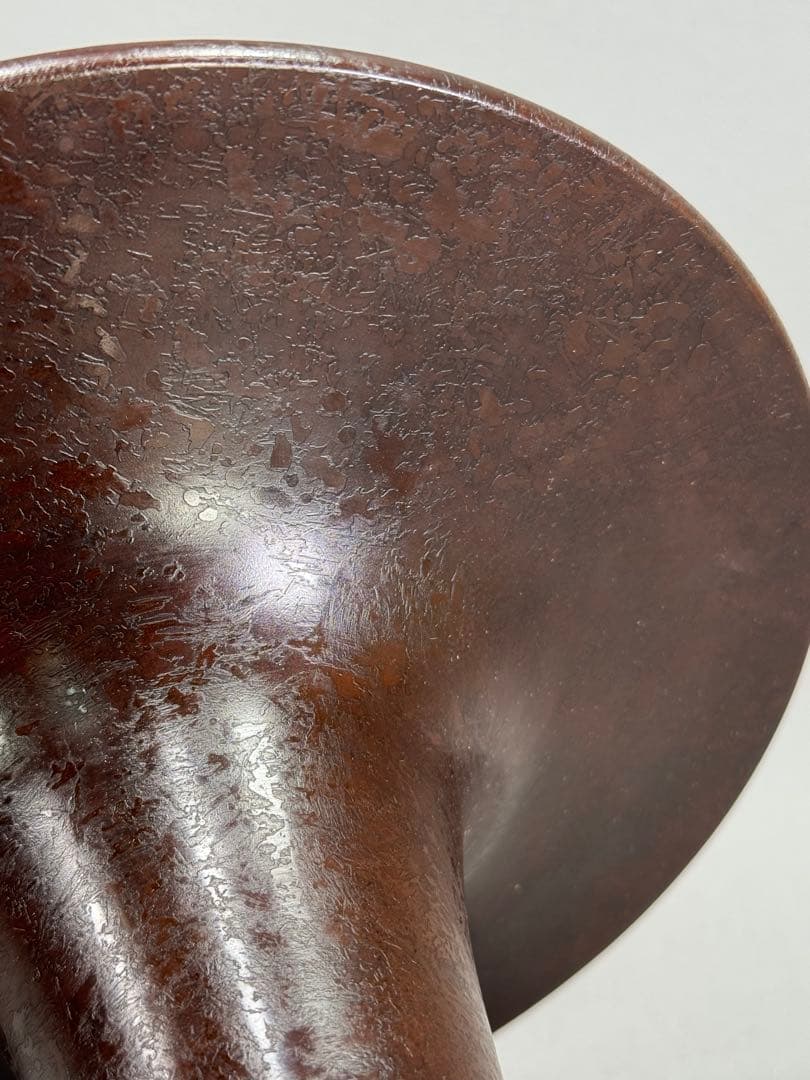 銅花器　いけばな　池坊　立花　古流　小原流　華道具　花瓶　未使用近い