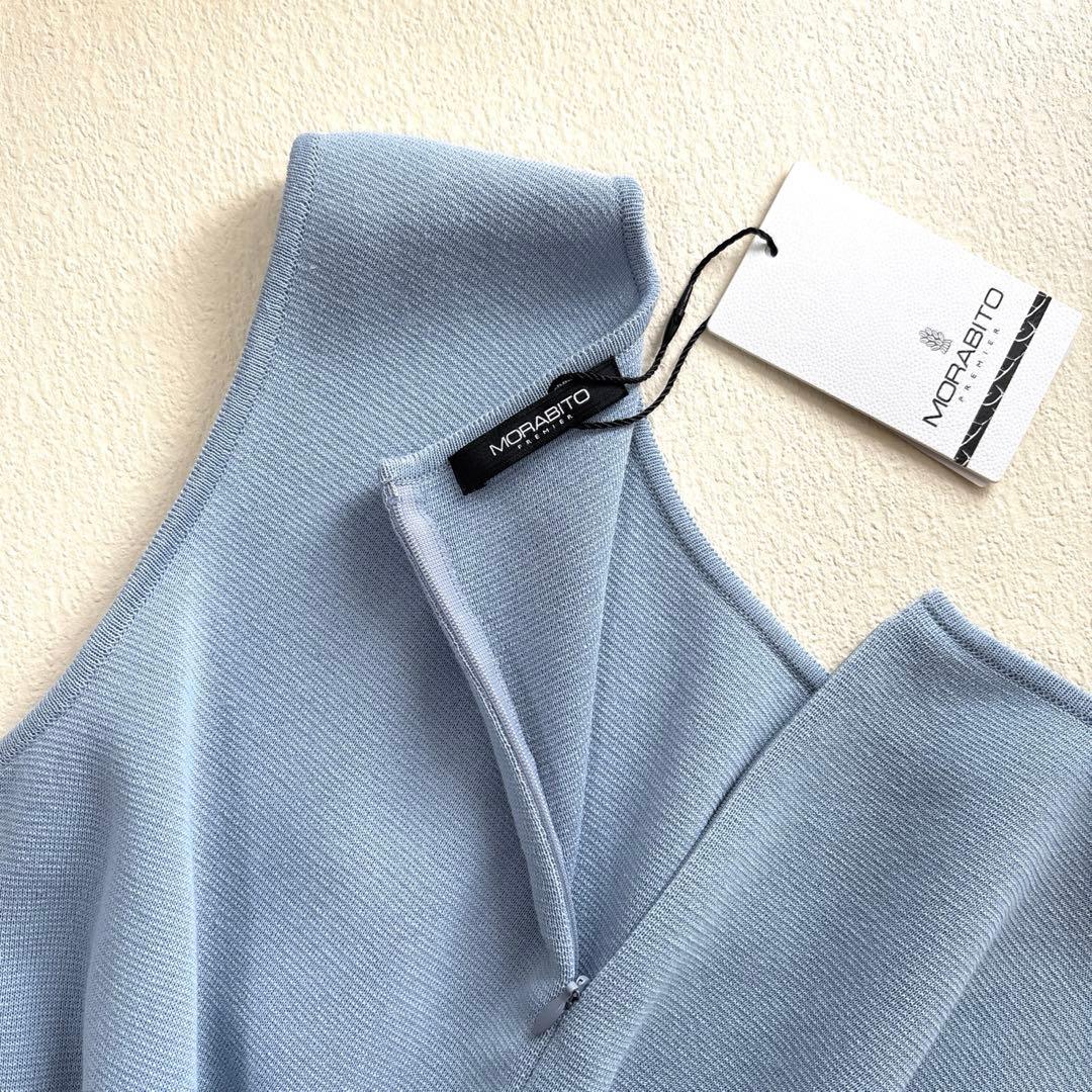 MORABITO モラビト《プルミエ》コットンニット＂luxe＂ワンピース