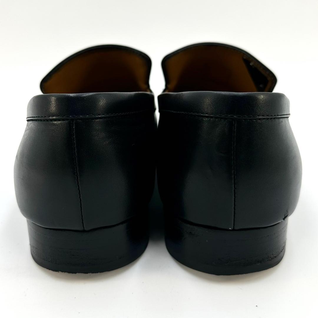 ルイヴィトン LVロゴプレート ビジネスシューズ ローファー 革靴 ブラック