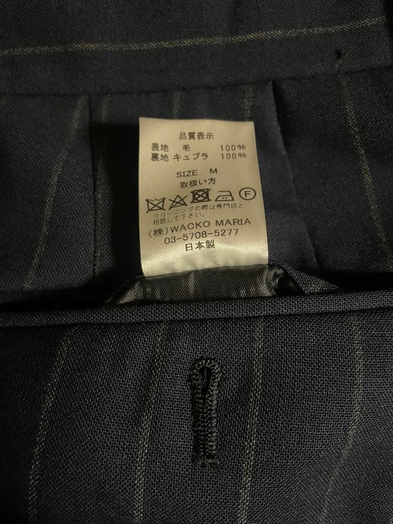 wacko mariaスラックス ネイビー