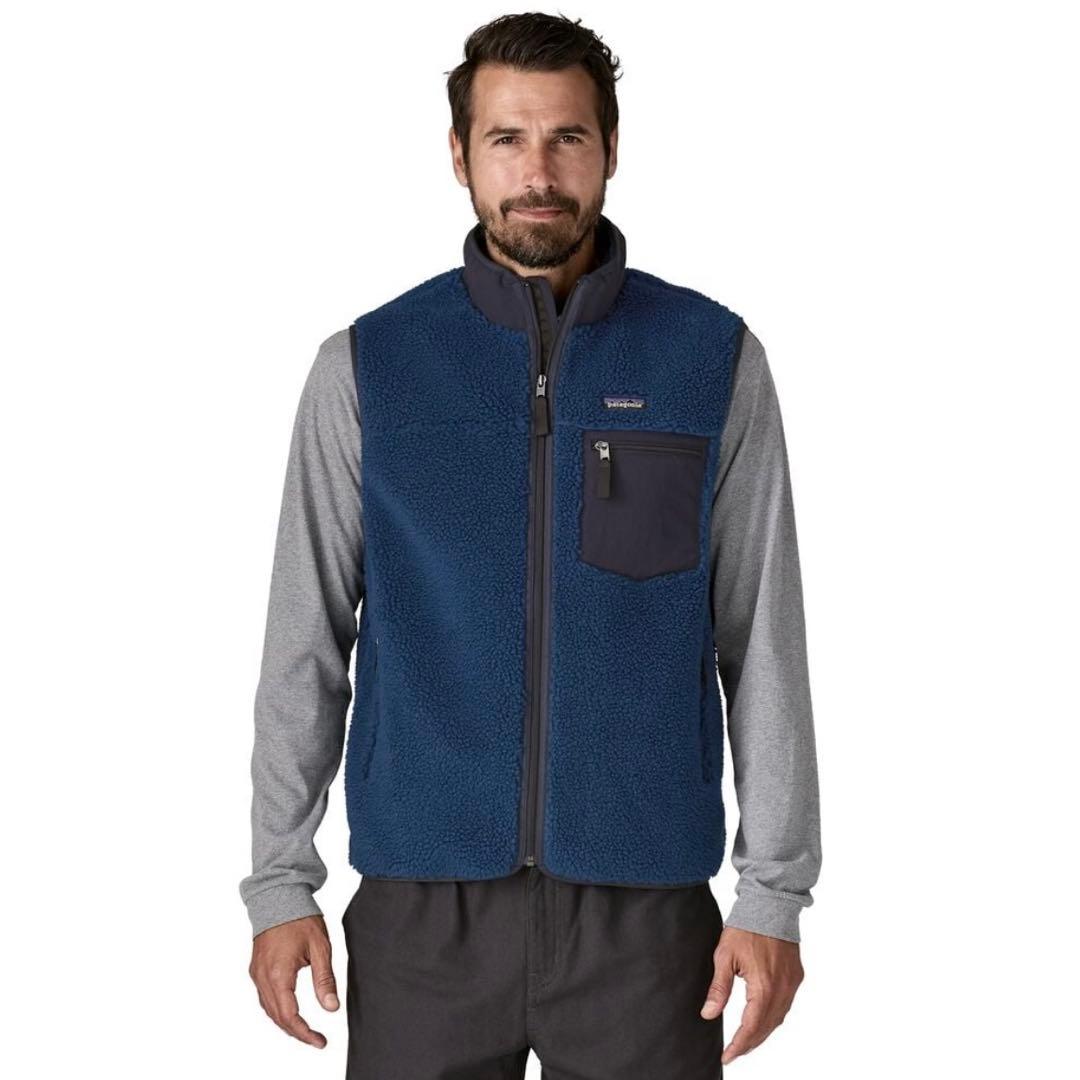 patagonia メンズ クラシック レトロx ベスト 2025年製 ネイビー