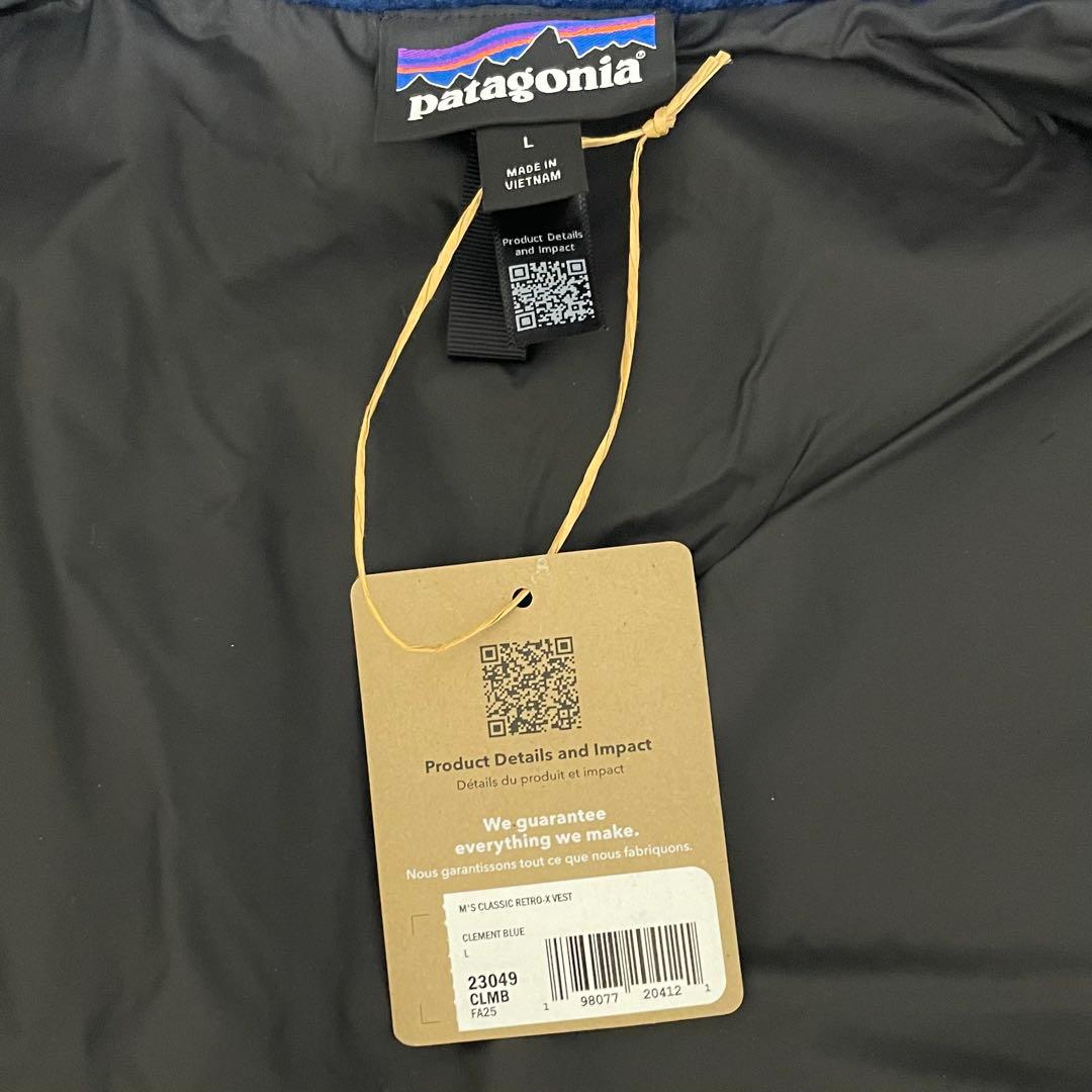 patagonia メンズ クラシック レトロx ベスト 2025年製 ネイビー