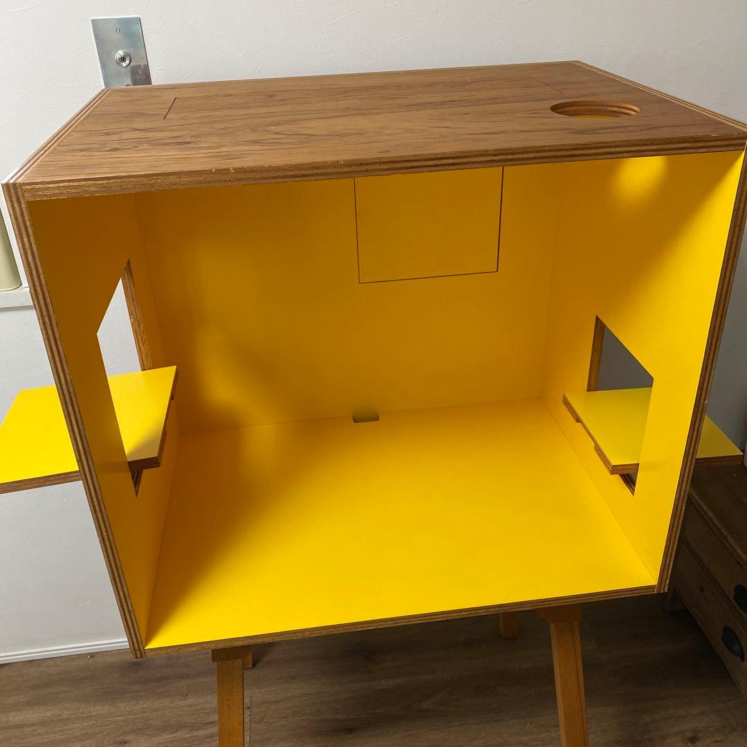 デスクのみ　コロロデスク　伊千呂　イエロー　学習机