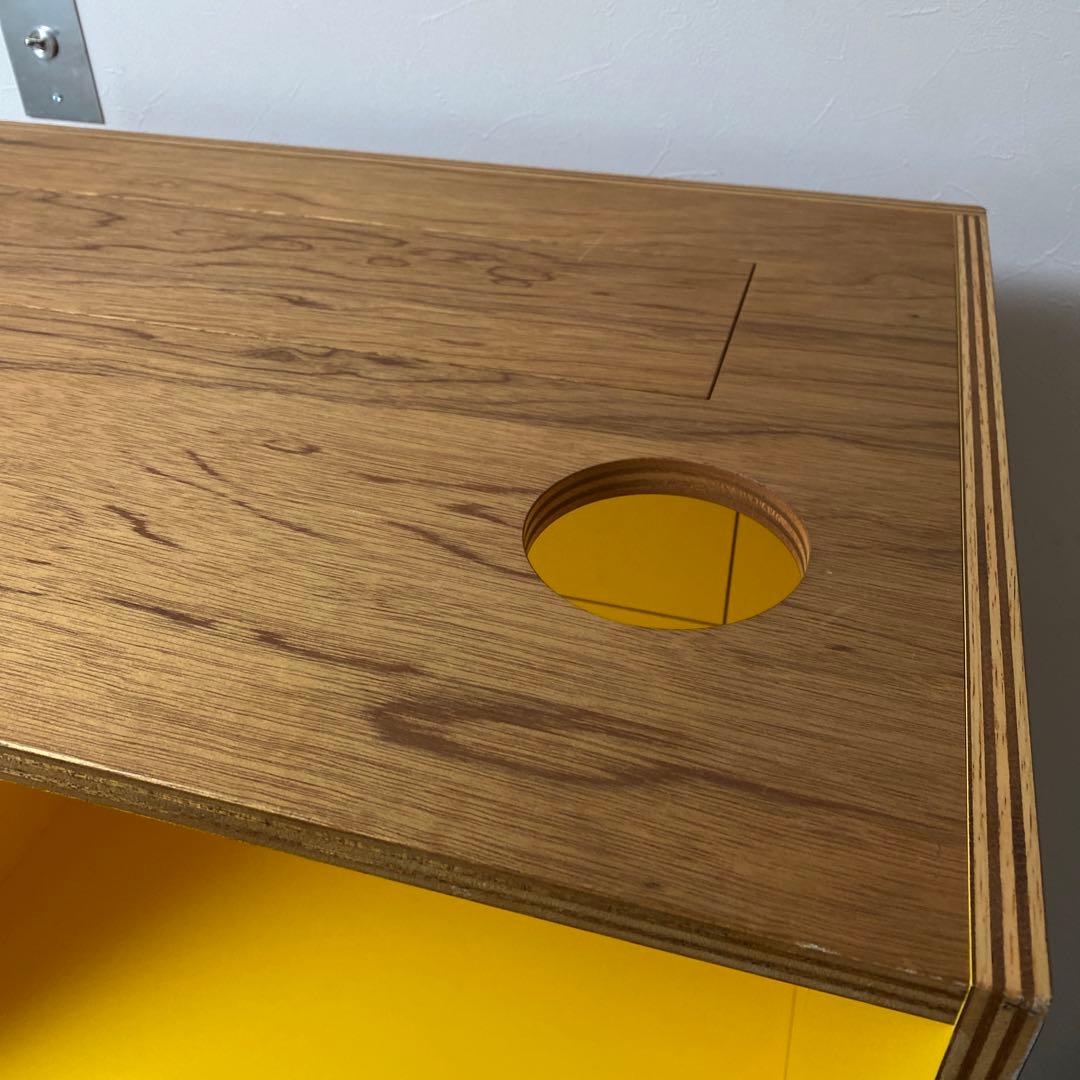 デスクのみ　コロロデスク　伊千呂　イエロー　学習机