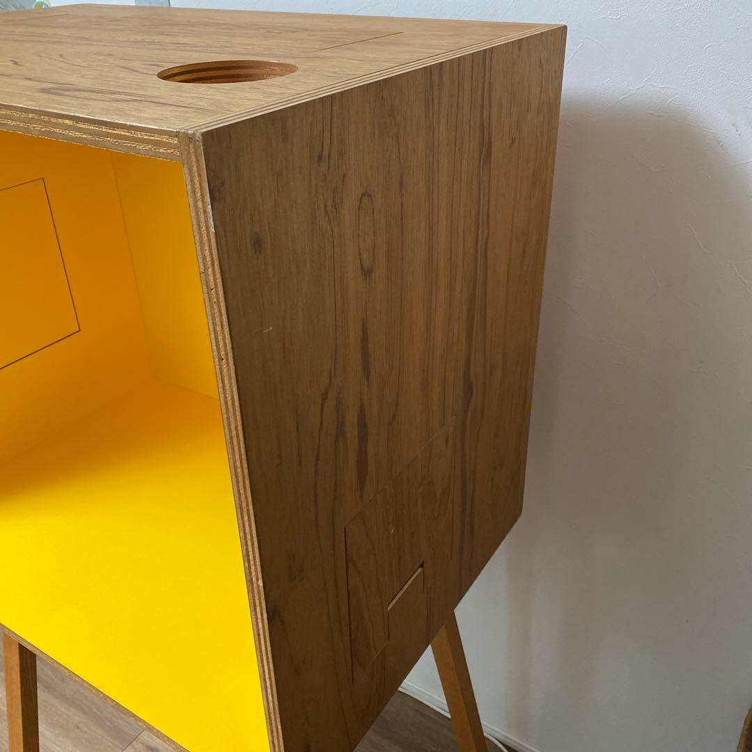 デスクのみ　コロロデスク　伊千呂　イエロー　学習机