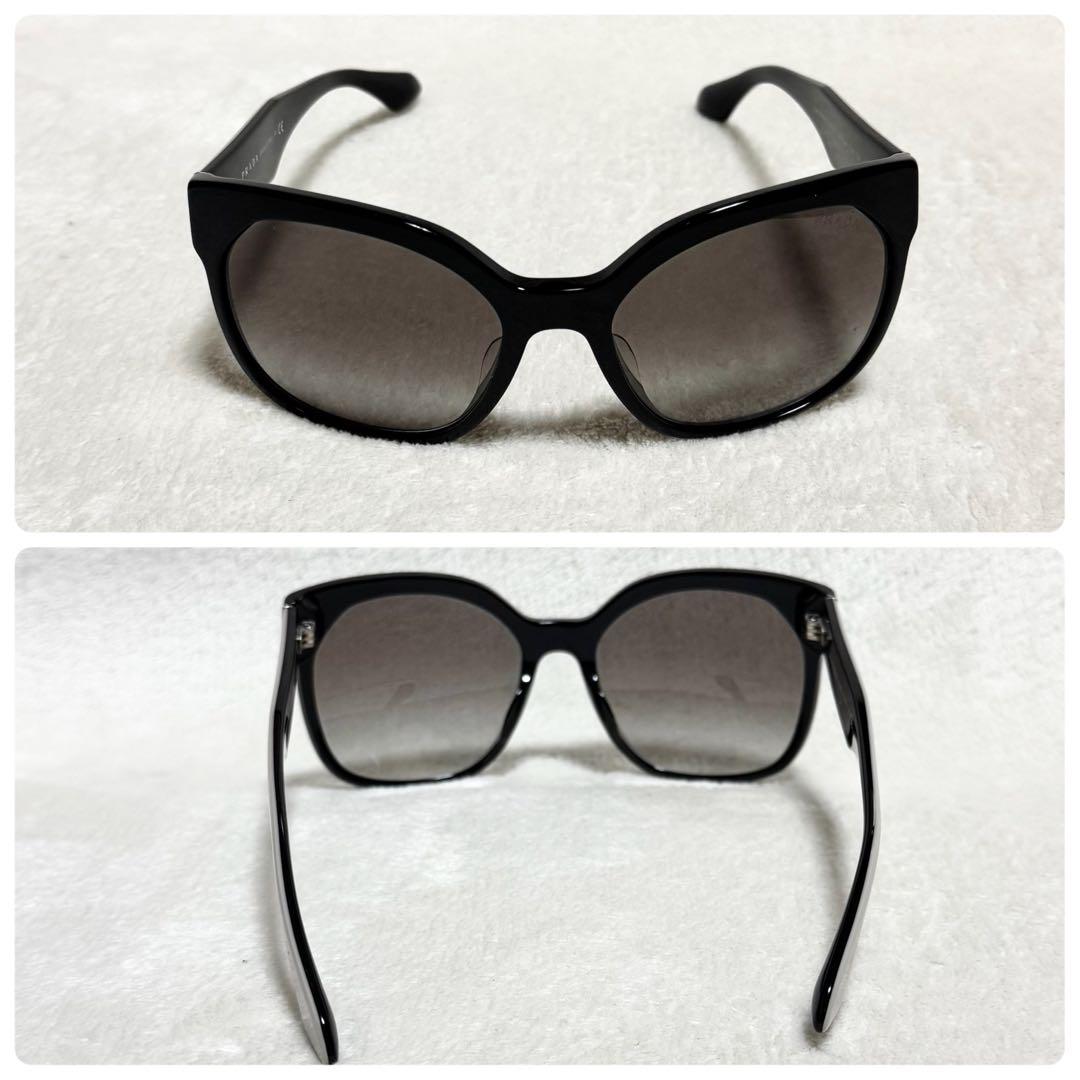 新品未使用 PRADA プラダ サングラス レディース ミラノ ロゴ グレージュ