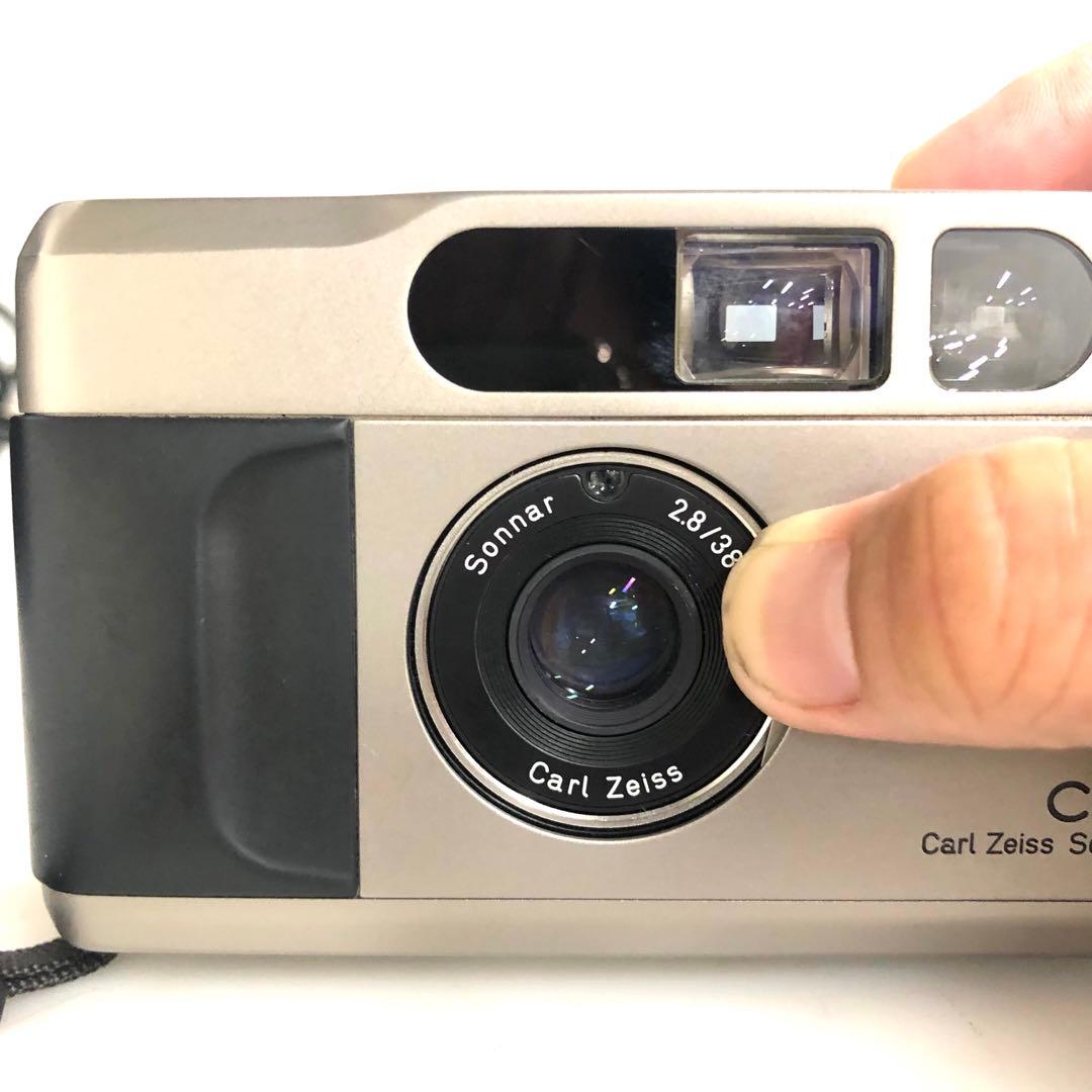 【ジャンク】コンタックス Contax T2 チタンクローム フィルムカメラ