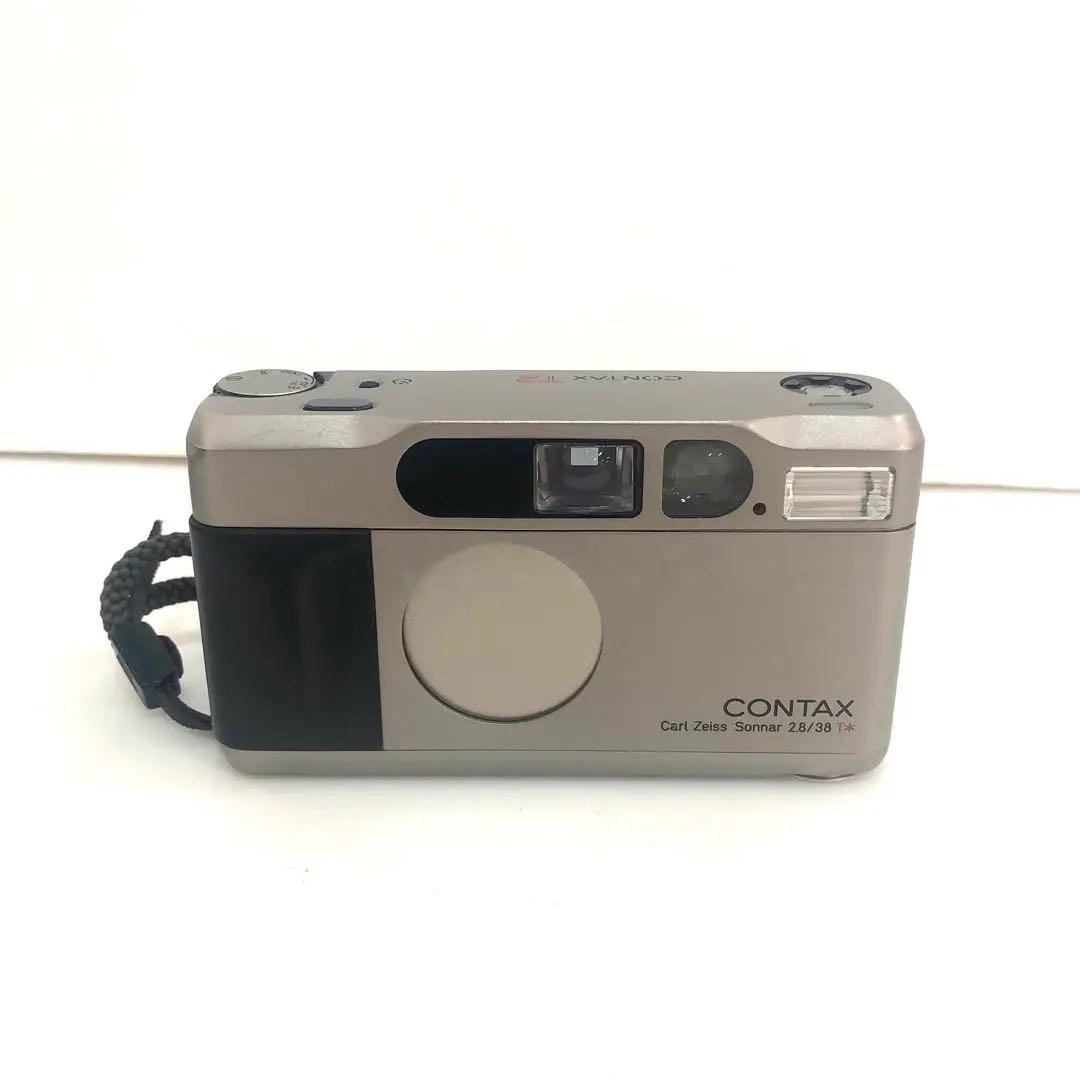 【ジャンク】コンタックス Contax T2 チタンクローム フィルムカメラ