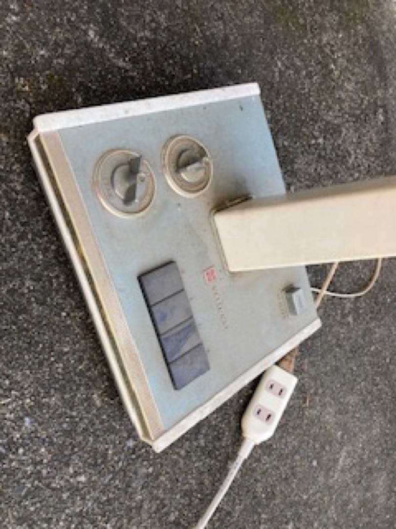 ナショナルレトロな扇風機ジャンク