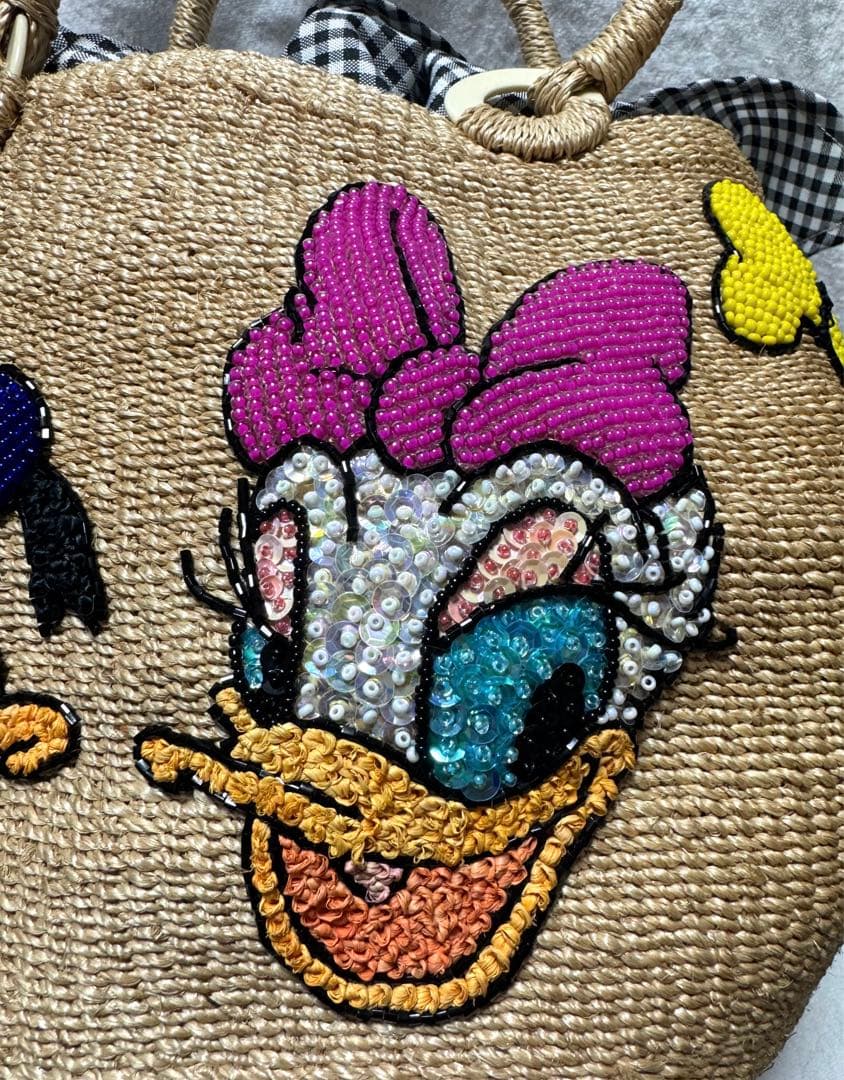 ビームスボーイ 20th 別注 Disney オールスター カゴバッグ