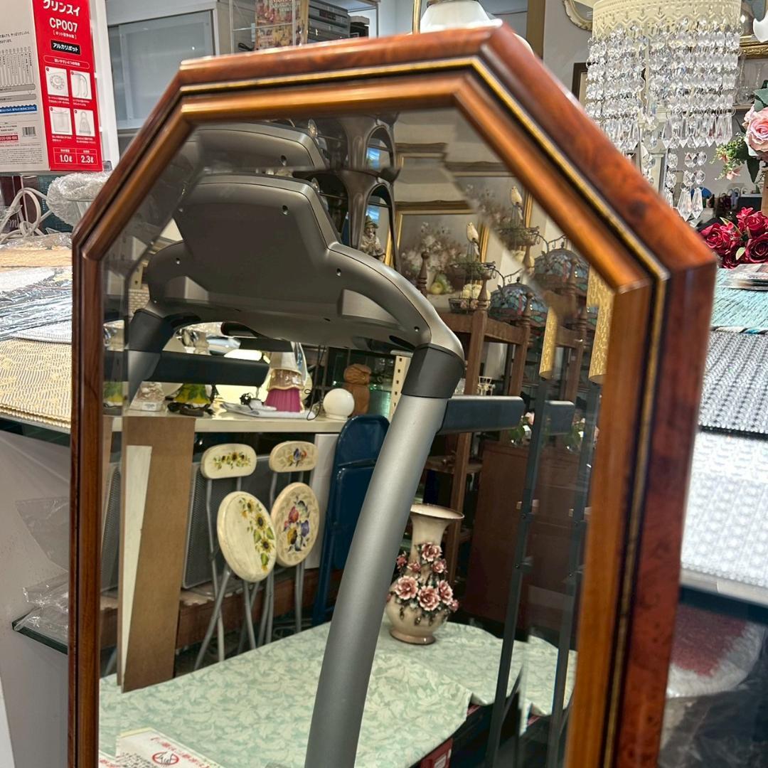 iΦ イタリア製 アンティーク調 姿見 鏡 スタンドミラー ウォールミラー 家具