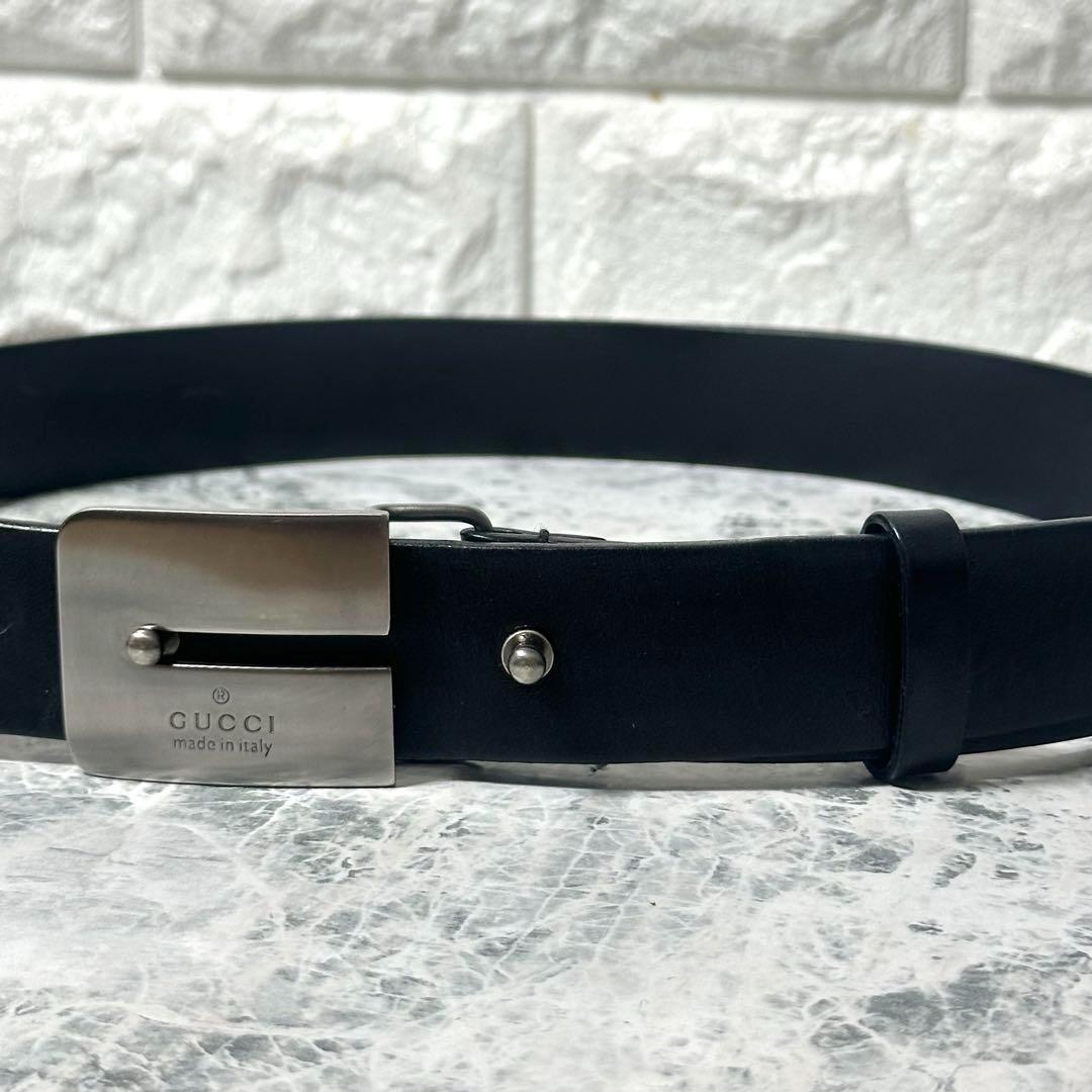 ⭐️OLD GUCCI⭐️GUCCI グッチ正規品 本革プ レートバックルベルト