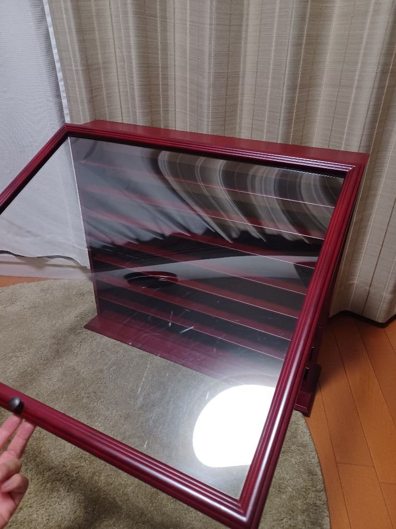 美品　コレクションケース　７段　ガラスケース