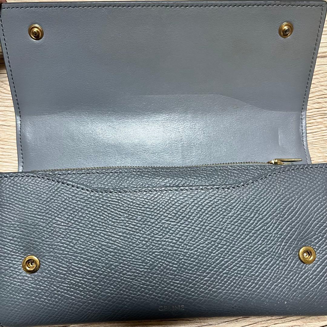 セリーヌ CELINE 長財布 ラージ フラップウォレット 大容量 レディース