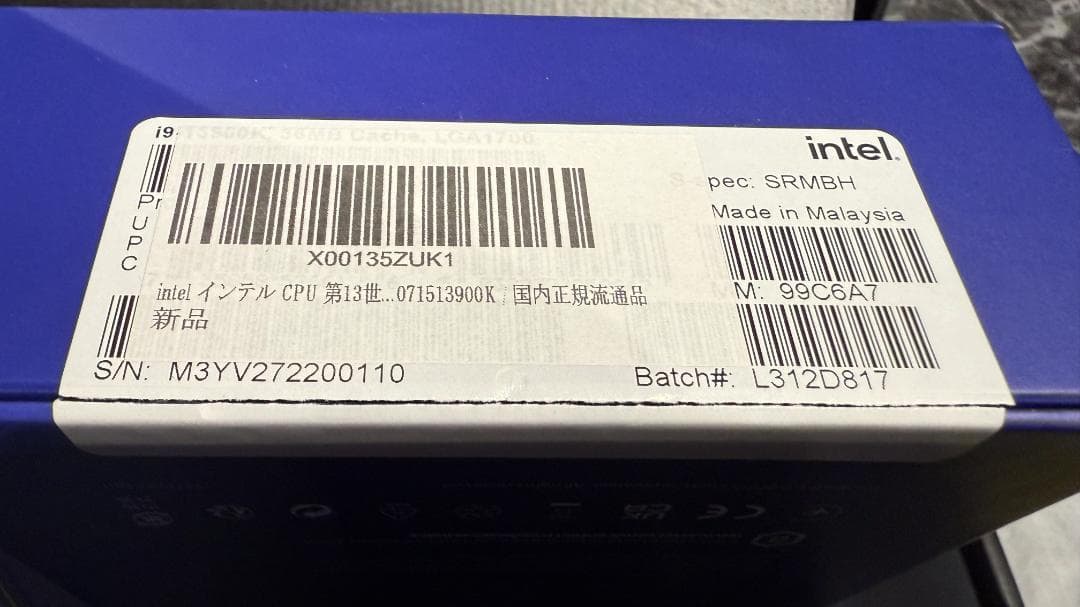 なお　PCパーツ（MB、CPU、メモリ、SSD４TB、電源）