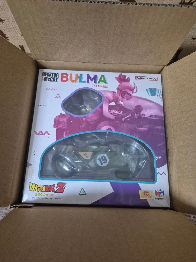 デスクトップリアルマッコイ ドラゴンボール ブルマ バイク 復刻版 フィギュア