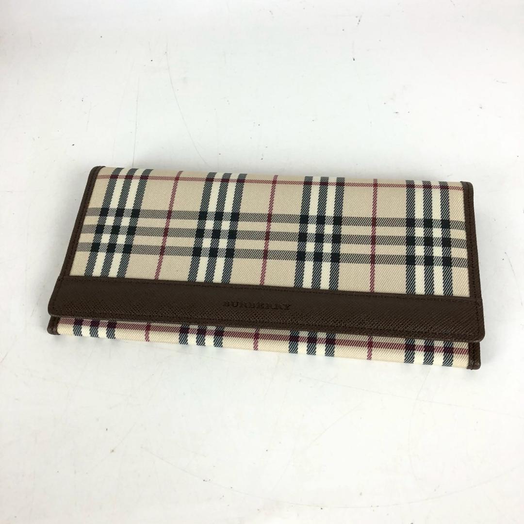 BURBERRY バーバリー ノバチェック 長財布 レディース ブランド