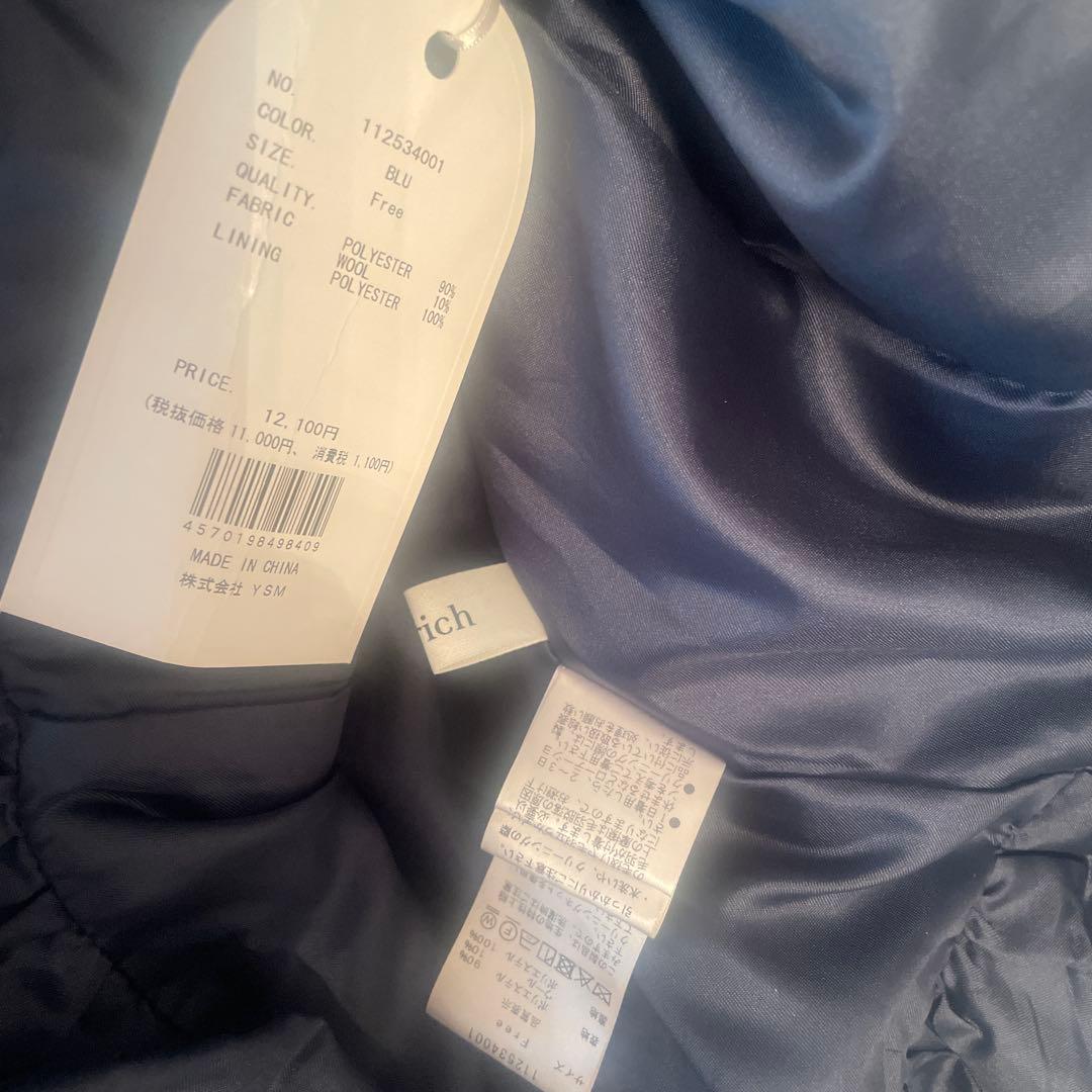 Darichダーリッチ タータンチェックノースリミニワンピース　ブルー