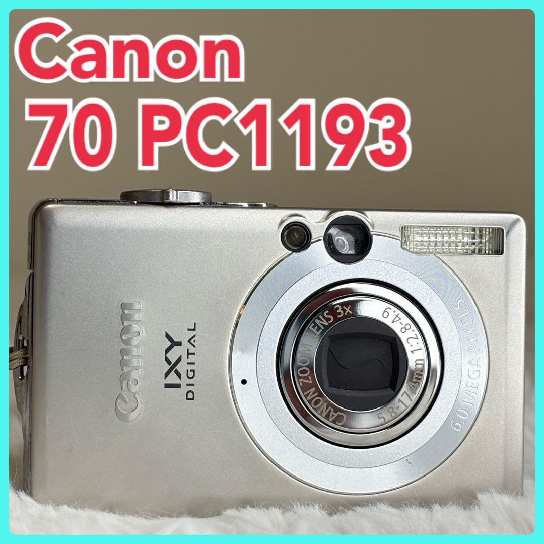 Canon カメラ　IXY 70 PC1193 充電器 コンデジ　動作品