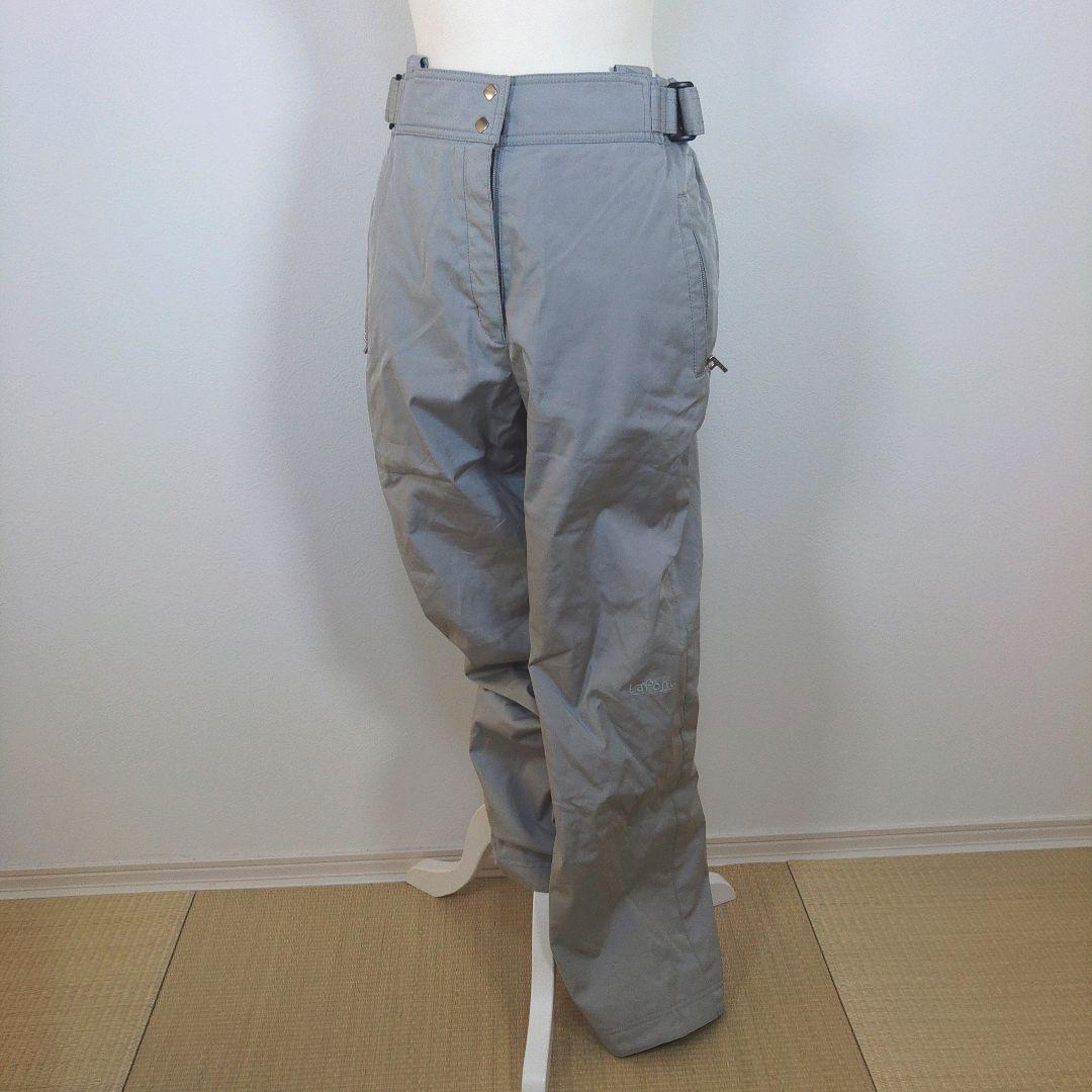 レディース　L　スキー　スノーボードウェア　上下セット　ピンク　水色　ボーダー