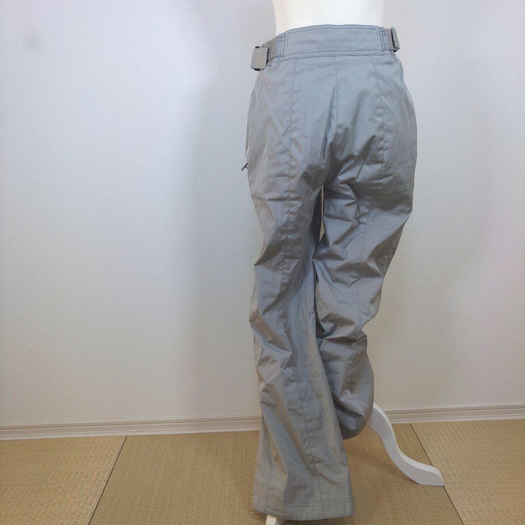 レディース　L　スキー　スノーボードウェア　上下セット　ピンク　水色　ボーダー