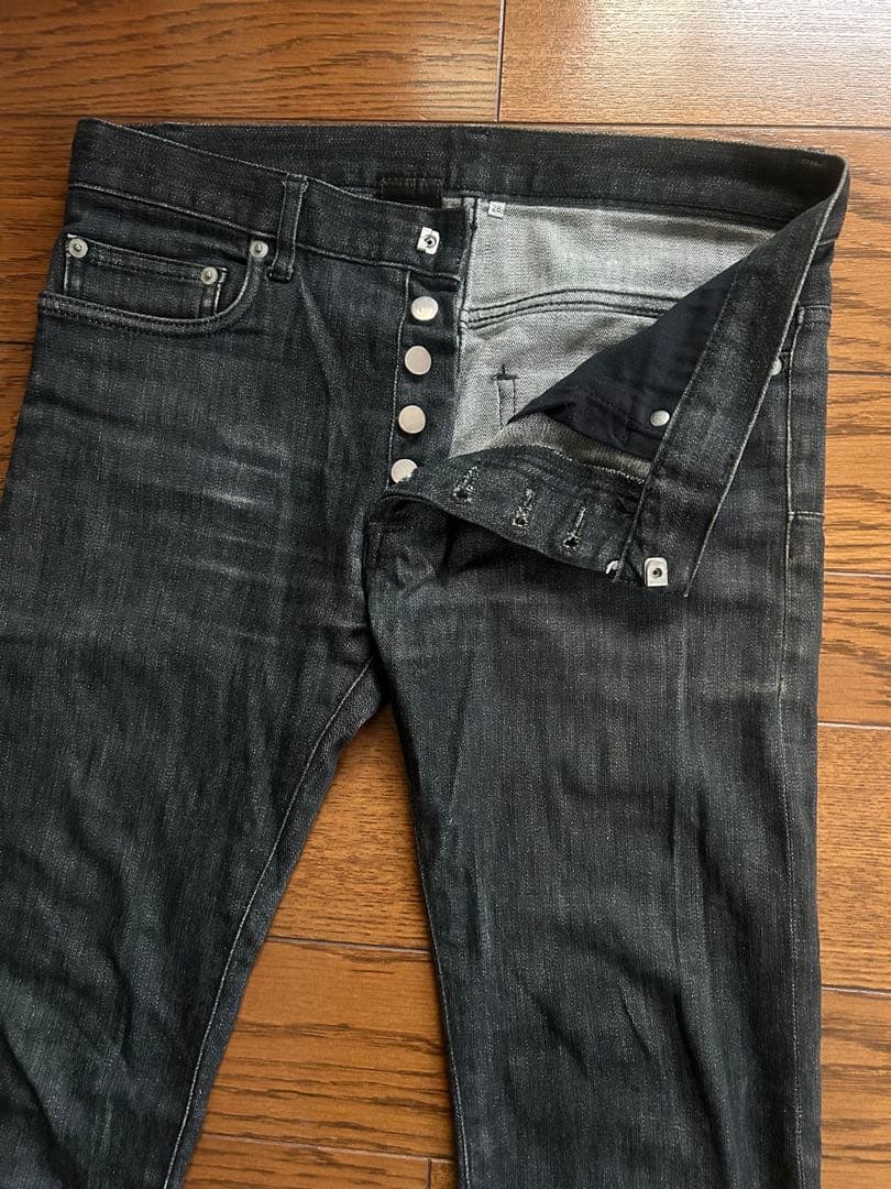 ディオールオム06AW These Grey Days 期 ブラックスキニー28