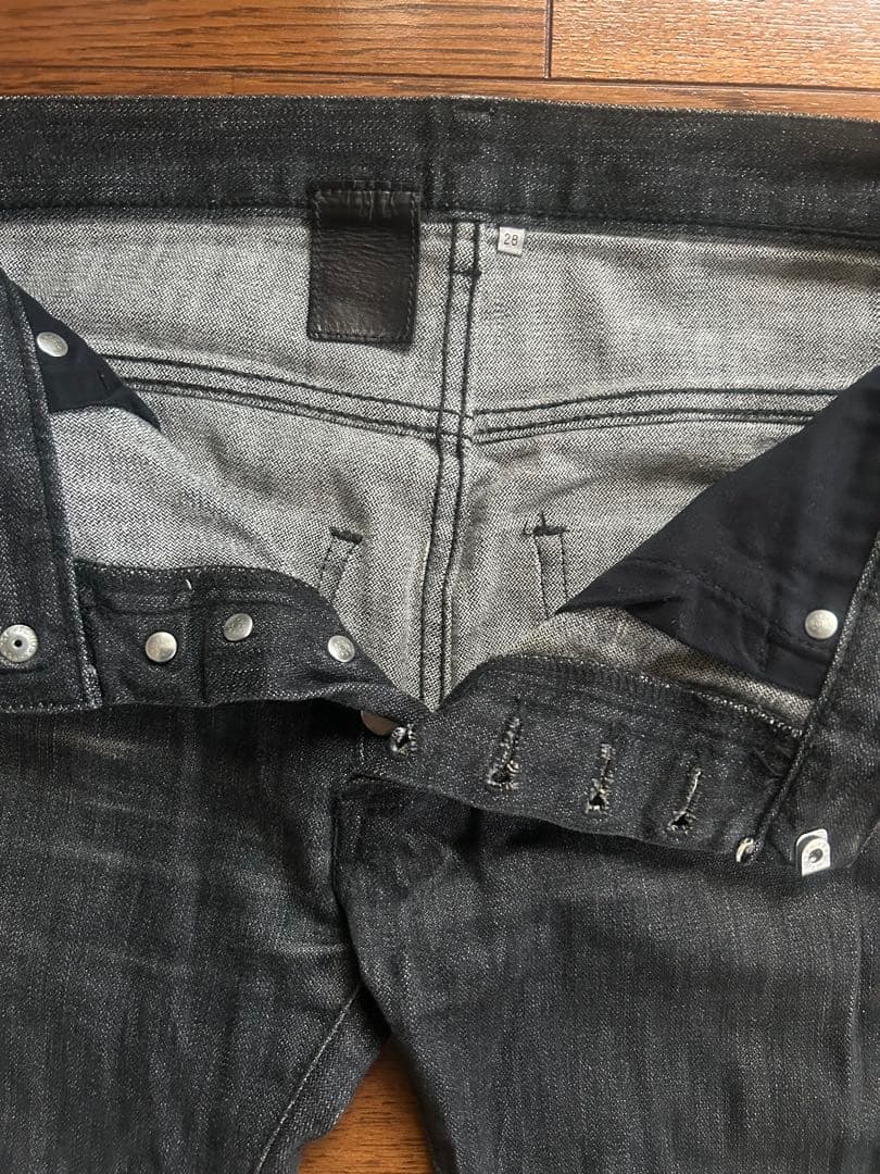 ディオールオム06AW These Grey Days 期 ブラックスキニー28