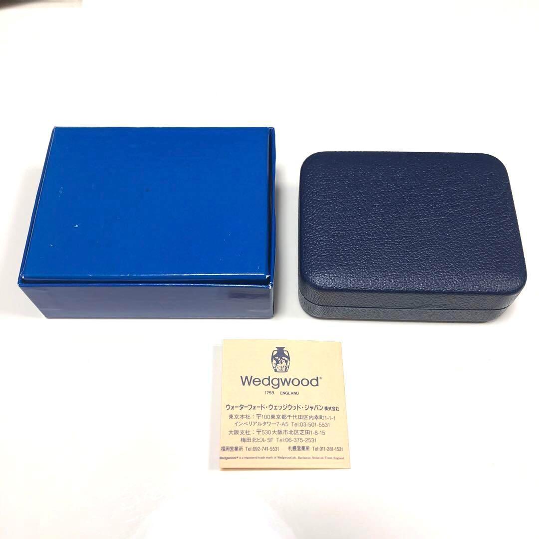 未使用　ウェッジウッド　タイピン＆カフリンクス　ジャスパー帆船　箱付　英国製