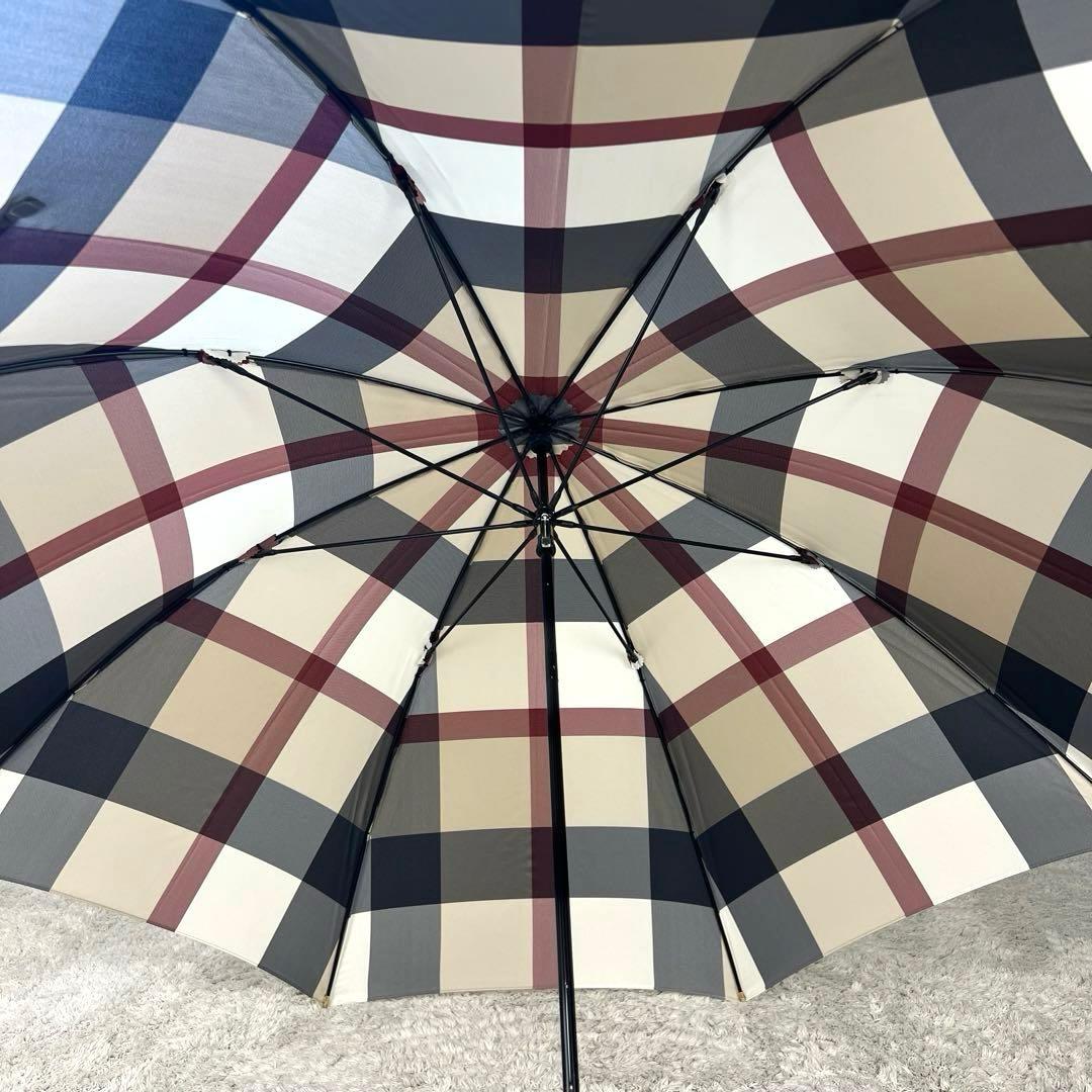 【新品未使用】ブルーレーベルクレストブリッジ　チェック柄 晴雨兼用　長傘
