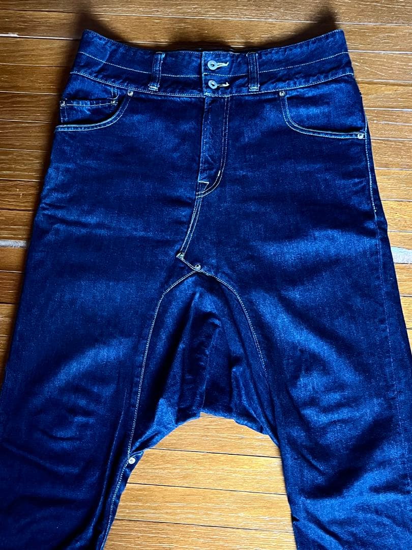 送料無料　GANRYU ガンリュウ　サルエルデニムパンツ