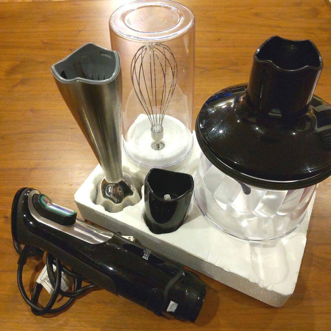 【ブラウン】 マルチクイック ハンドブレンダー MQ735 説明書・レシピ付き