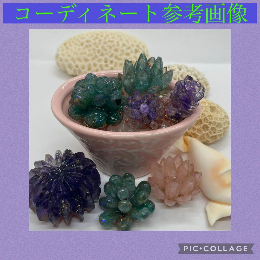 つねりん 多肉植物のオルゴナイト全10点セット