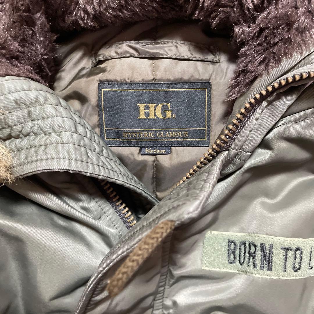 超美品 HYSTERIC GLAMOUR N-3B プリマロフト キムタク着 M