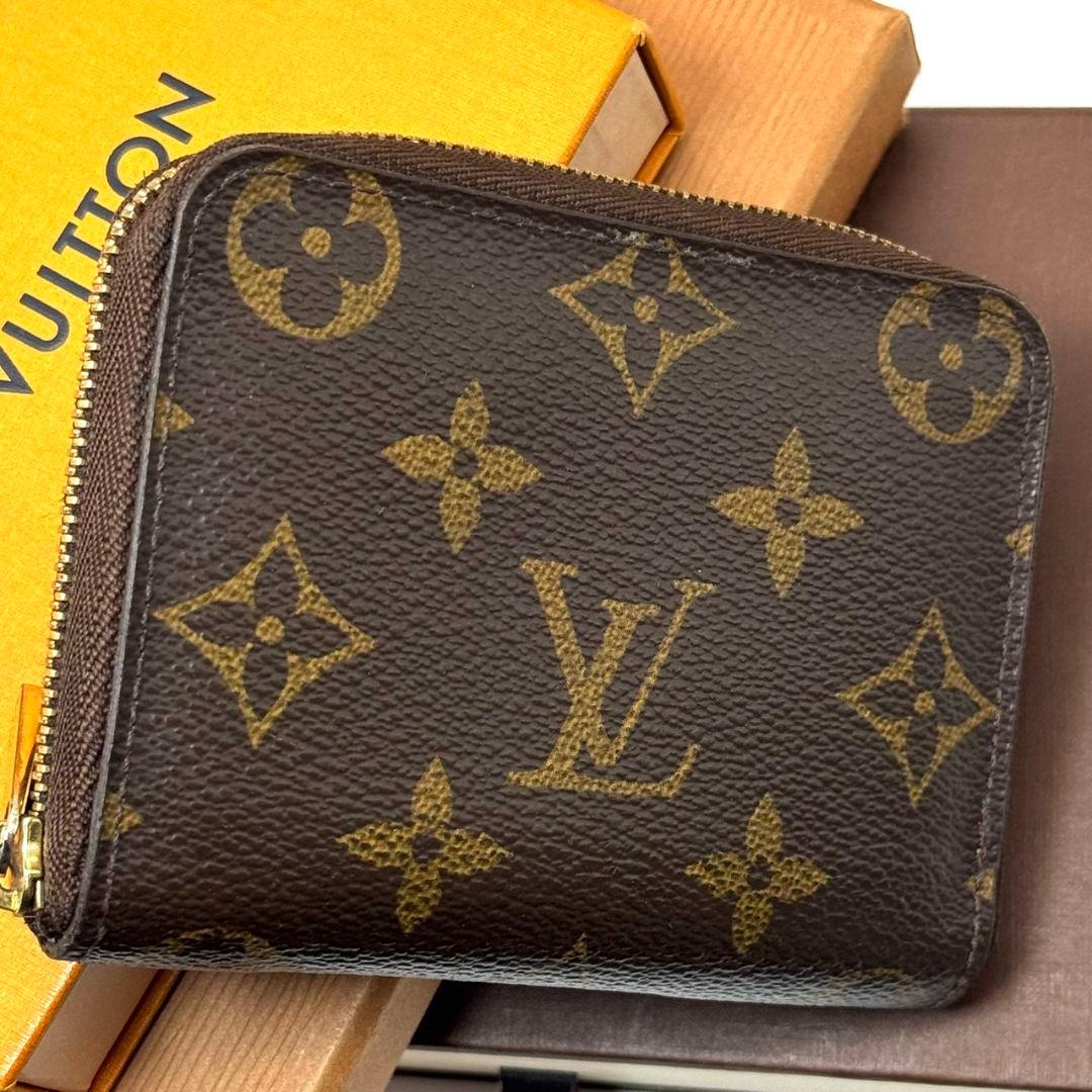 美品 ルイヴィトン モノグラム ジッピーパース ラウンドジップ 財布 小銭
