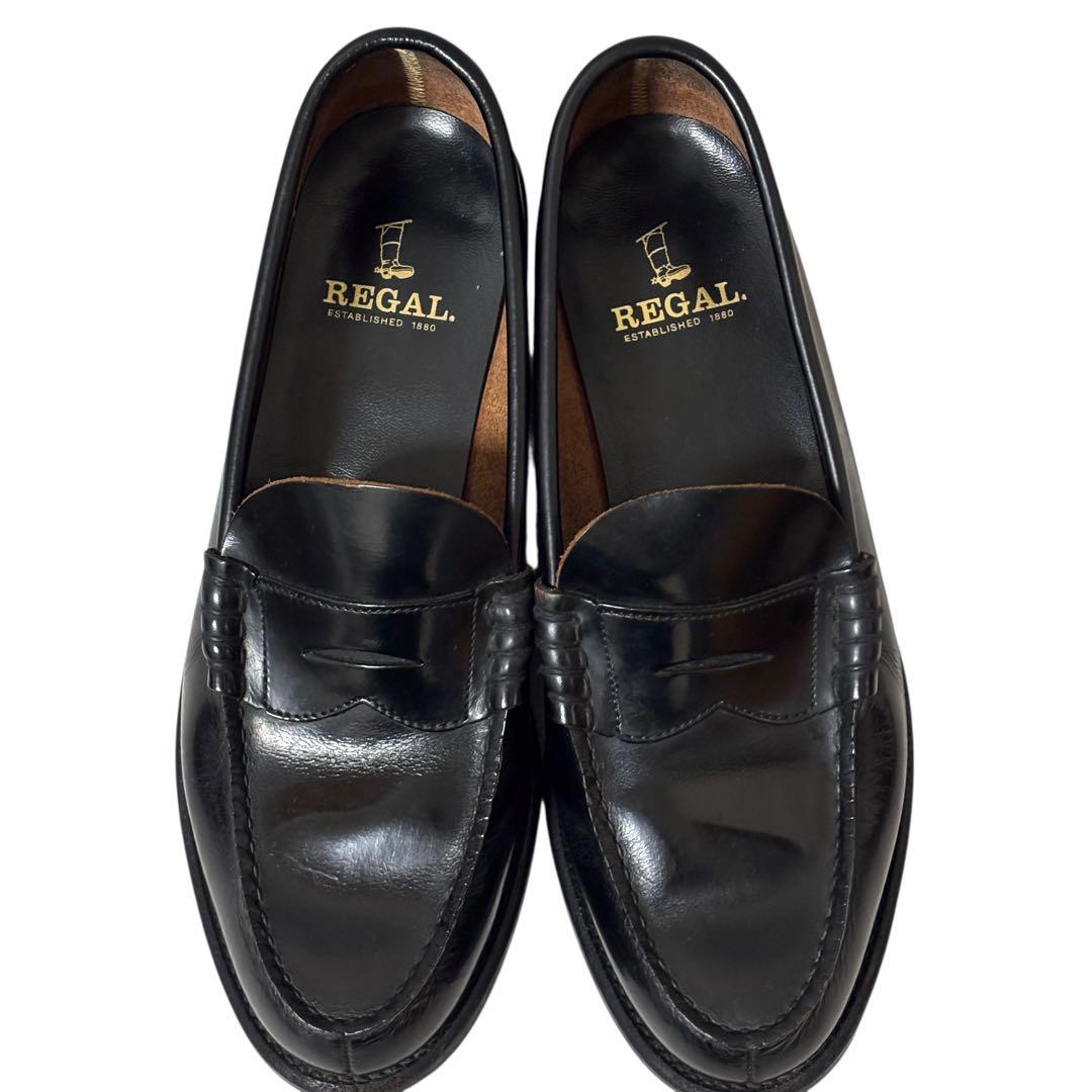 【美品】REGAL リーガル　2177 ローファー　ブラック　26.0