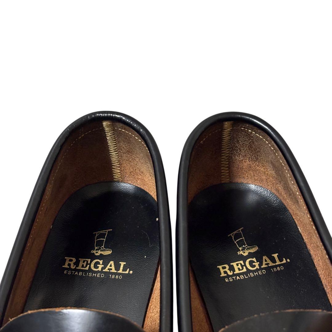 【美品】REGAL リーガル　2177 ローファー　ブラック　26.0