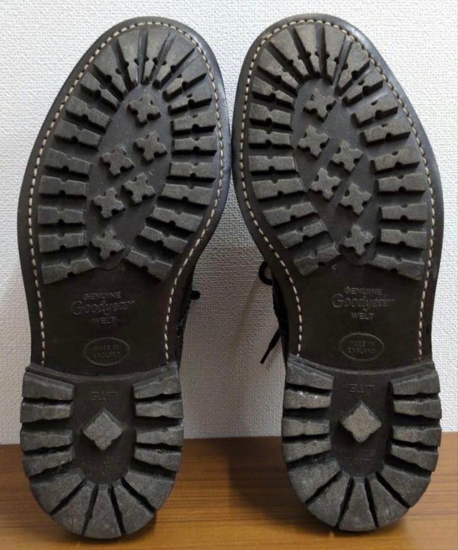 Tricker’s BOURTON UK8.5 コマンドソール／ダークブラウン