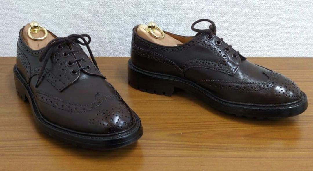 Tricker’s BOURTON UK8.5 コマンドソール／ダークブラウン