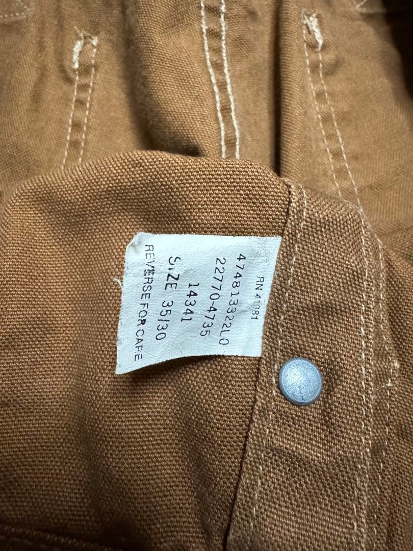 RRL 三つ星タグ　ブラウンダック ワークパンツ madeinUSA
