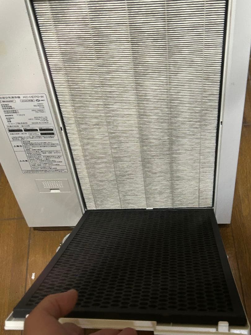 SHARP プラズマクラスター KC-HD70-W除加湿空気清浄機 20年製