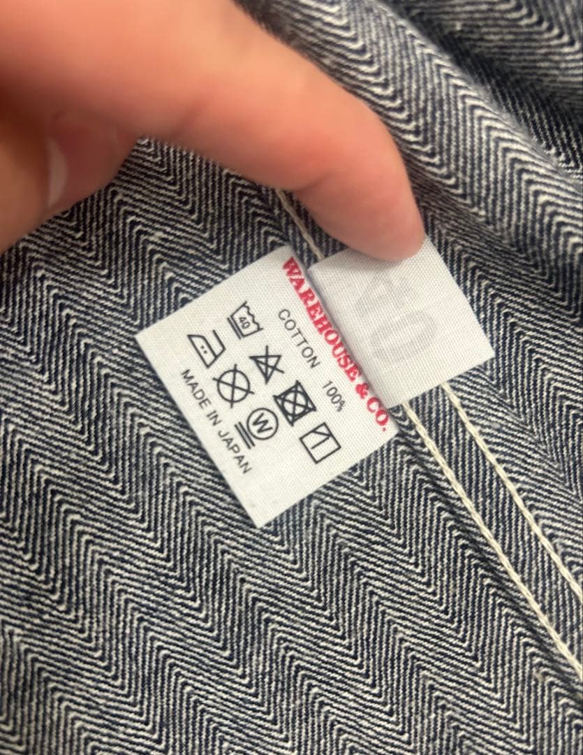 激レア WAREHOUSE Lot.2165 ヘリンボーンカバーオール