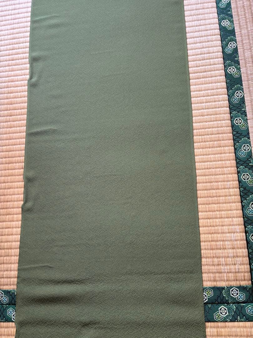 反物　色無地　丹後ちりめん堅牢草木染め未使用