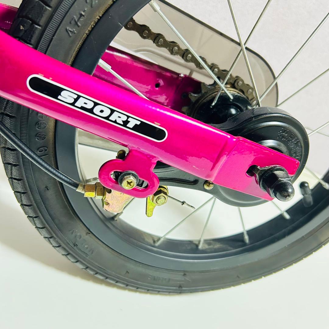 【極美品】STRIDER 14Xストライダー キッズバイク フューシャピンク