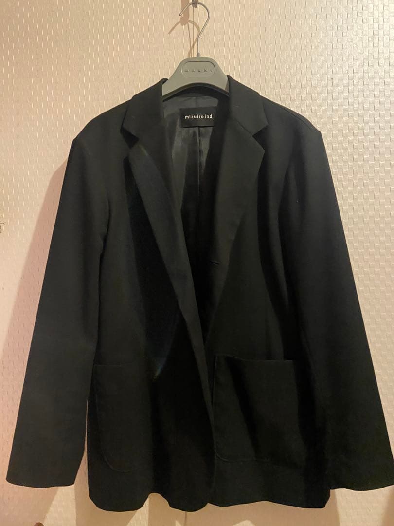 ちょこ　ブラック テーラードジャケット　mizuiroind