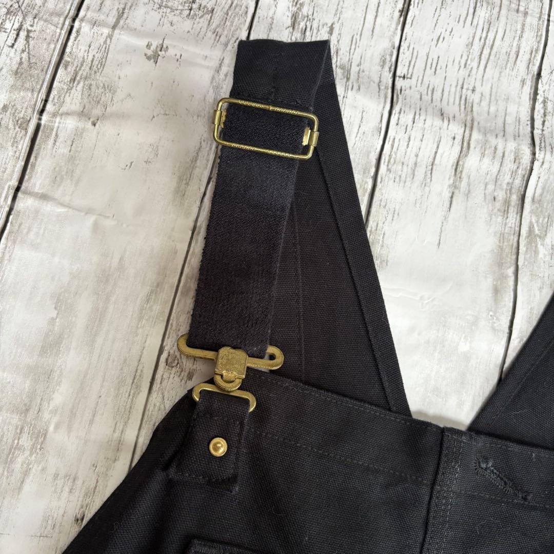 Carhartt カーハート ダック地 ダブルニー オーバーオール ブラック