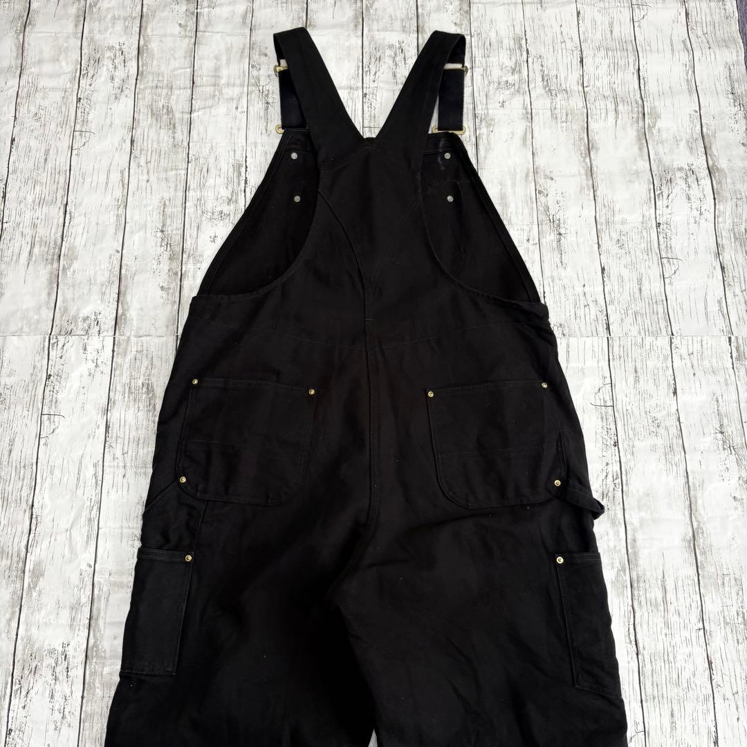 Carhartt カーハート ダック地 ダブルニー オーバーオール ブラック