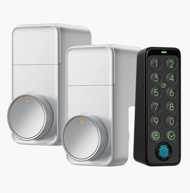 SwitchBot ダブルロックPro 指紋認証パッドセット