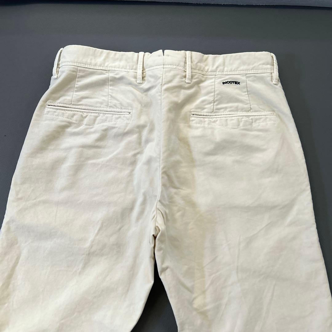 INCOTEX SLACKS 100型 コットンストレッチ M-L相当＊定番人気