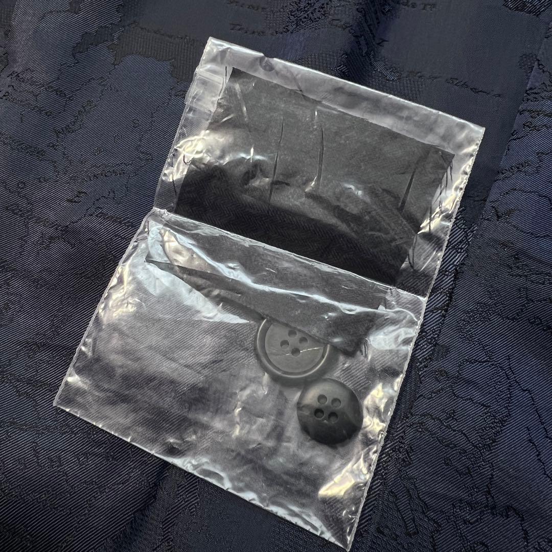 【極美品】ポールスミス スーツセットアップ 総柄裏地 ネイビー L